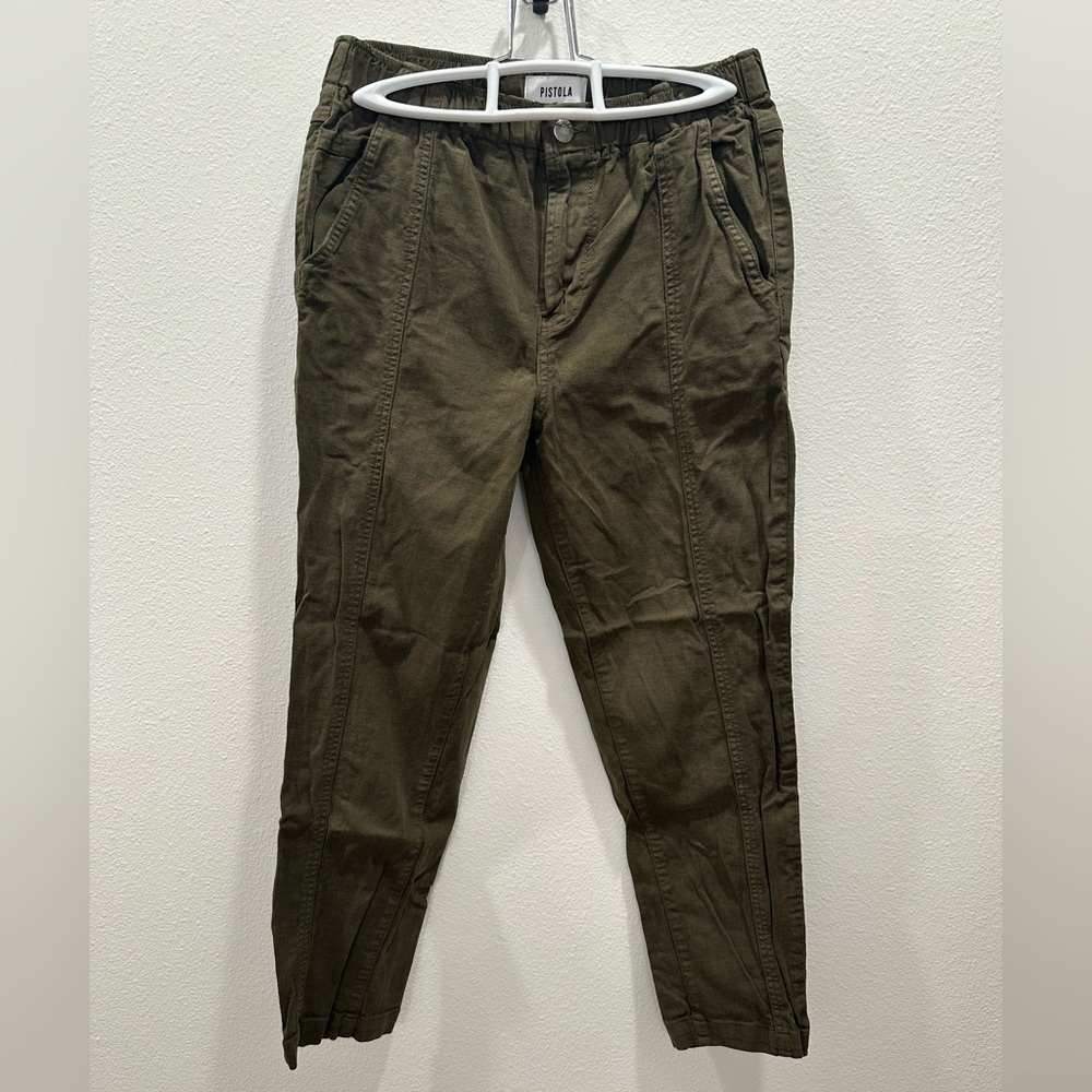 Pistola Military Green Tapered jogger trouser 26